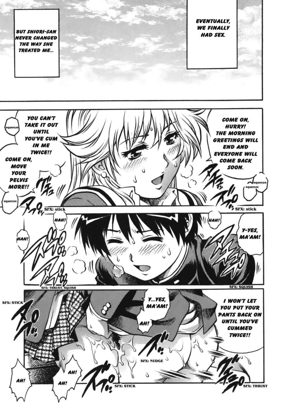 Hentai Manga Comic-Awkward Girl vs Virginal Masochist Boy-Read-19